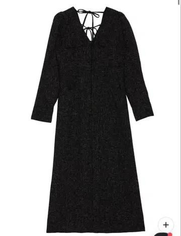 ADORABLE BACK RIBBON TWEED DRESS