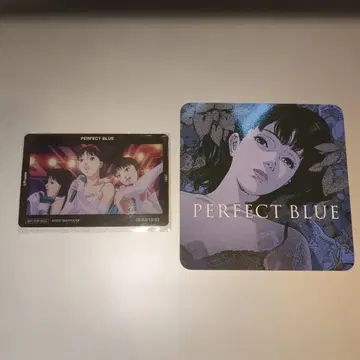 PERFECT BLUE 퍼펙트 블루 혜택 클리어 카드 코스터