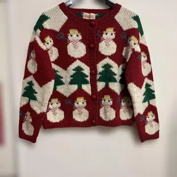 오늘의 특가 레어 PINK HOUSE 80년대 빈티지 크리스마스 가디건