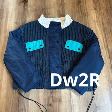 마츠오 인터내셔널 Dw2R 이소재 아우터 다운 퀼팅 니트