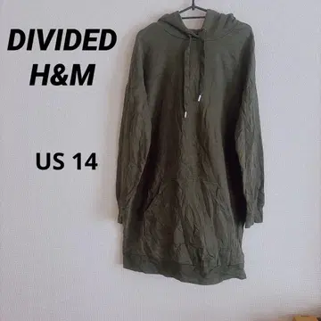 DIVIDED H&M [ US 14 ] 후드티 원피스 택 포함
