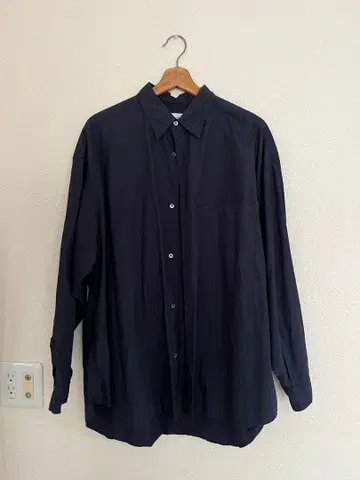 Graphpaper 네이비 긴팔 셔츠 F