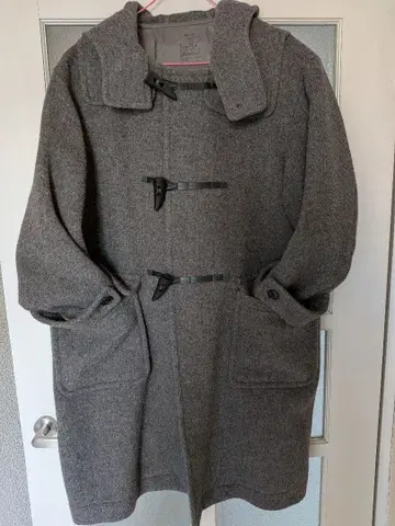 무인양품 더플 코트 그레이