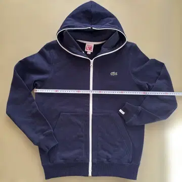 새상품급 라코스테 LACOSTE LIVE 네이비 후드티 XS