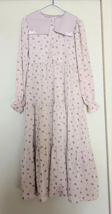 시마무라 시마미사 니나스 아오키 미사코 원피스 꽃무늬 긴팔 S 사이즈