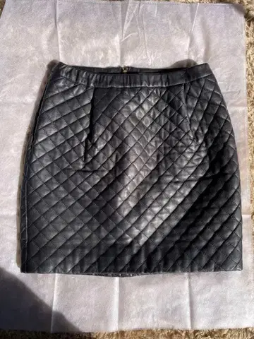 IENA 레더 스커트 천연 가죽 38