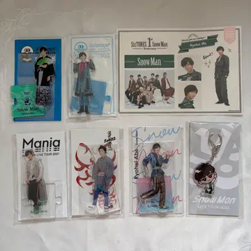 SnowMan 아크릴 스탠드 스노치루 아베 료헤이 세트