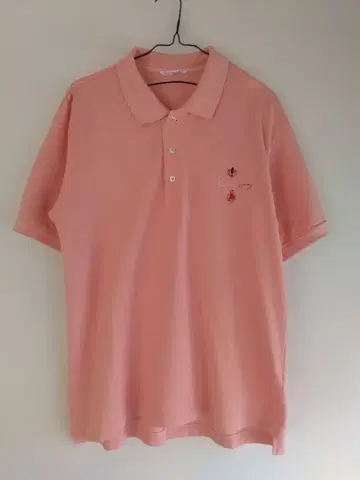 Papas 핑크 피케 셔츠 M 사이즈