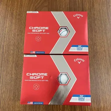 Z054 캘러웨이 골프공 CHROME SOFT 2022 2더즌