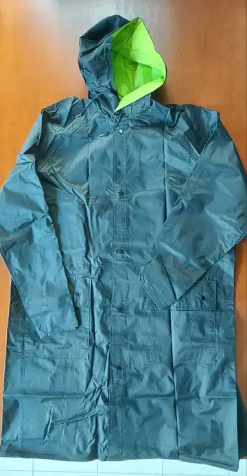 SAS 방수 후드 부착 자켓 그레이/그린