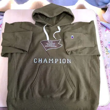 Champion 2021AW 올리브 후드티 L 사이즈