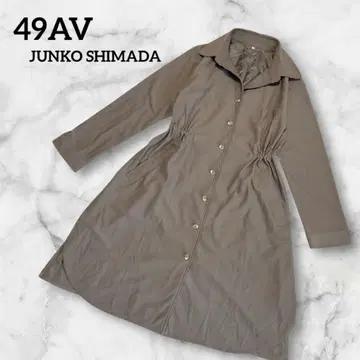 49AV JUNKO SHIMADA 준코 시마다 셔츠 원피스 베이지