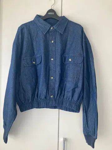 thee greatest botch 리메이크 데님 셔츠 숏