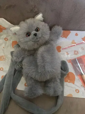 미사용 새상품 Chongker 고양이 백팩 봉제 인형