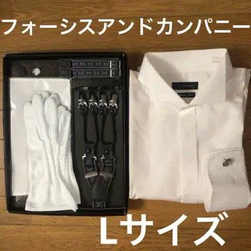 가격 인하! 포시스앤컴퍼니 신랑 세트! 셔츠 L 사이즈 웨딩