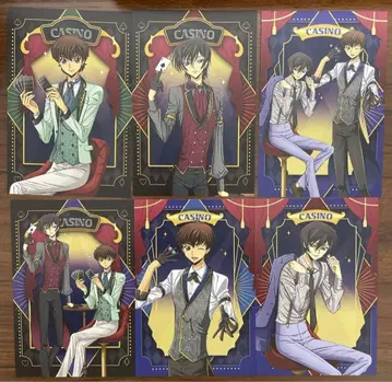 코드기어스 반역의 를르슈 마루이 혜택 엽서 전 6종