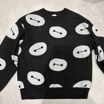 베이맥스 크루넥 니트 스웨터 2개 세트 3L 및 L