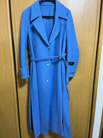 [ 새상품급 ] AMERI 벨트 플레어 롱 코트