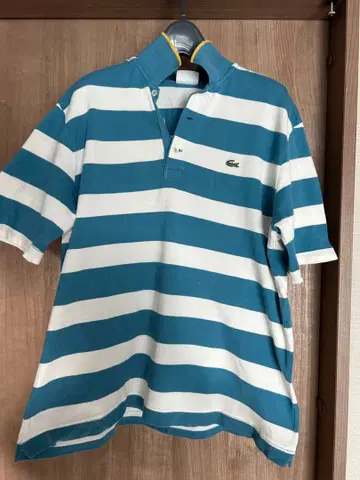 [ 빈티지 옷깃 로고 ] LACOSTE 라코스테 굵은 보더 사이즈 5
