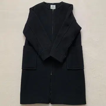 nano UNIVERSE 블랙 롱 코트