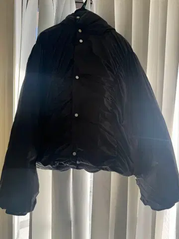 un3d 레이어드 다운 자켓 블랙 38 사이즈 당일 발송 가능