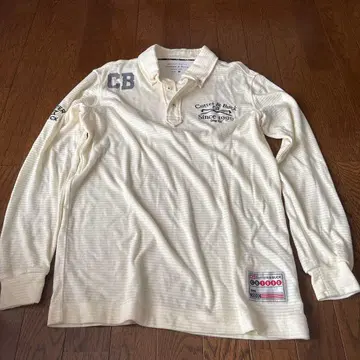 커터앤벅 긴팔 피케 셔츠 M 아이보리