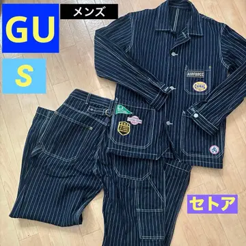GU 지유 셋업 남성용 S 사이즈 자켓 팬츠