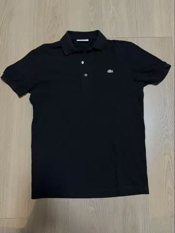 LACOSTE 블랙 피케 셔츠 M