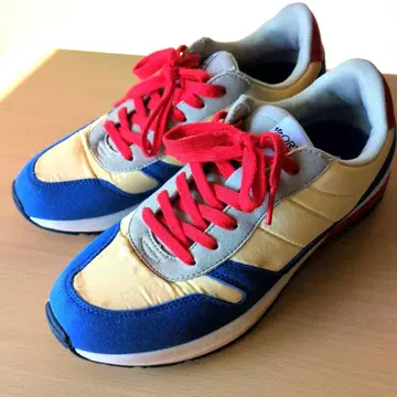 ORTR 스니커즈 베이지/블루/레드