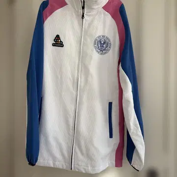 SVOLME 집업 자켓 화이트/블루/핑크