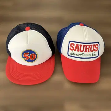 SAURUS 메쉬 캡 발사50 캡 2세트