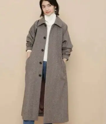 ADAM ET ROPE' 마라리우스 헤링본 코트