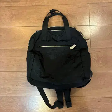 나일론 소재 블랙 백팩 마더스 백