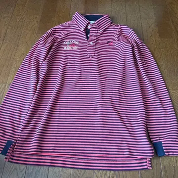 커터앤벅 스트라이프 피케 셔츠 M 사이즈