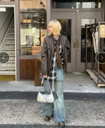 데님 미니 스커트 / 데님 플레어 팬츠 셋업