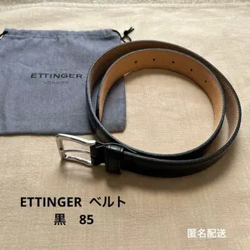 ETTINGER 벨트 블랙 사이즈:85