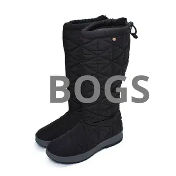 컨디션 최상 BOGS / 보그스 방수 보온 롱 스노우 부츠 24cm 블랙