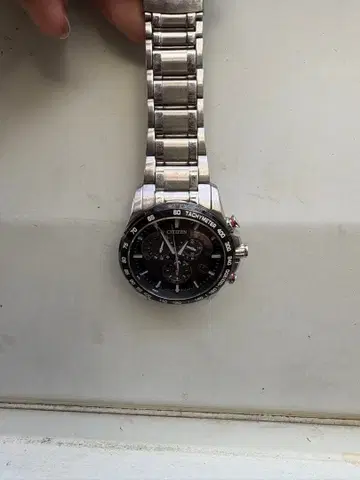 CITIZEN 크로노그래프 시계 스테인리스 부동품