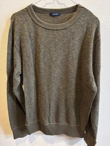 울 혼방 크루넥 스웨터 2색 세트