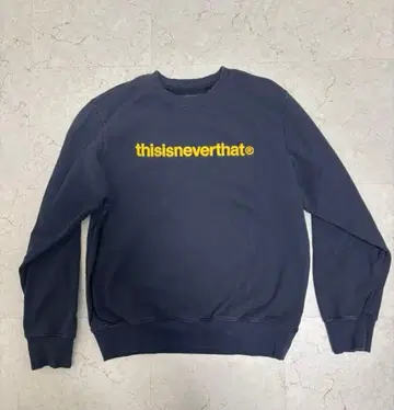 thisisneverthat 네이비 맨투맨 M
