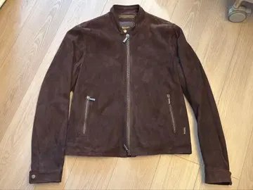 무레르 스웨이드 라이더 자켓 다크 브라운