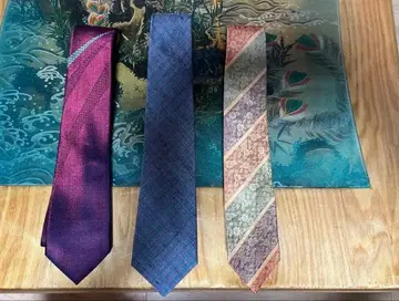 니시진 비단 아라이소 본장 유키쓰무기 넥타이 3개 세트