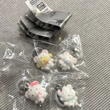 산리오 포근포근 스노우 메지루시 액세서리