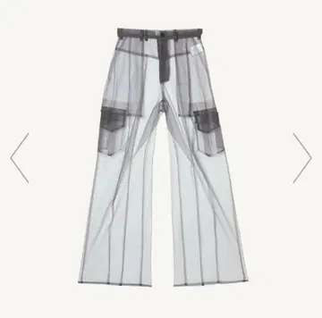 튤 와이드 팬츠