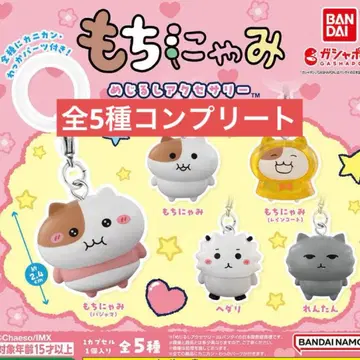 모치냐미 메지루시 액세서리 가챠 전 5종 컴플리트 세트