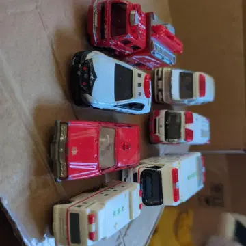 일본 긴급 차량 미니카 세트