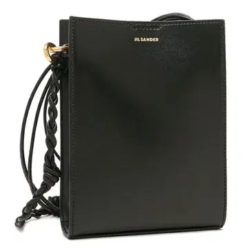 질 샌더 블랙 가죽 숄더백