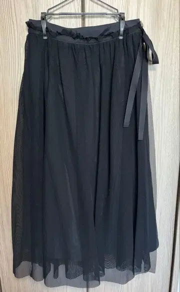 Leilian 블랙 샤샤 스커트