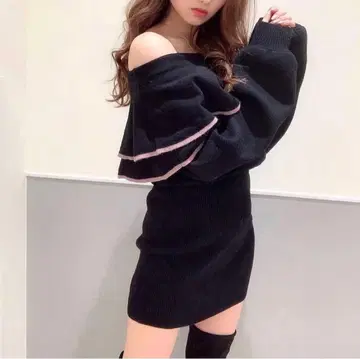 LIPSERVICE 미사용 새상품 니트 원피스