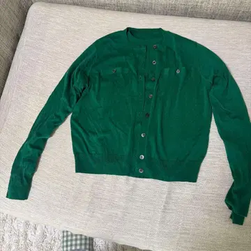 여성용 긴팔 스웨터와 가디건 앙상블